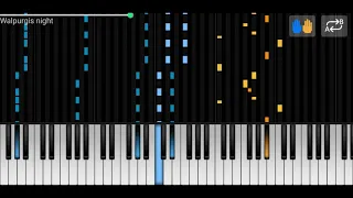 Xomu - Walpurgis Night Piano cover/tutorial + Sheets/midi
