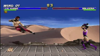 Mortal Kombat Trilogy (PS1) Liu Kang - Very Hard - No Continues