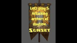 Battle Brothers let's play 5: Attacking archers at daytime.