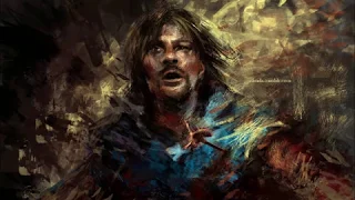 The Departure of Boromir without fight music (Boromir's death theme)