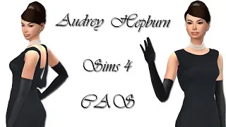 Sims 4: Audrey Hepburn//CAS