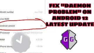 Fix "Daemon is not running" on Android 12 | Latest update 2022