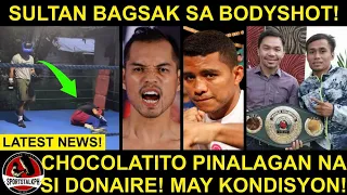 Sultan BAGSAK sa Bodyshot sa Sparring! | Chocolatito PALAG kay Donaire! | Apolinario kasama Pacman