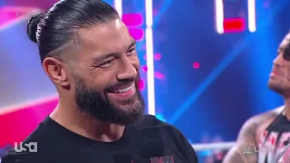 Riddle confronts Roman Reigns and Sami Zayn-  WWE Raw 10/10/2022