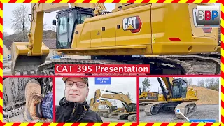 [Vorstellung] Brandneuer CAT 395 Großbagger in einem Steinbruch, 2023.