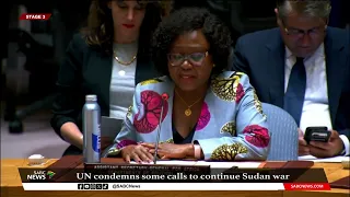 UN condemns some calls to continue Sudan war