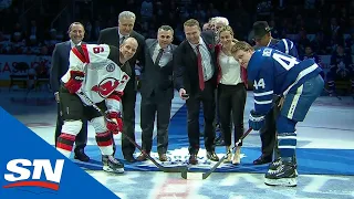 2018 Hockey Hall of Fame Class Honoured Before Maple Leafs & Devils Game