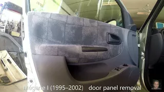 Renault  Mégane I (1995–2002) door panel removal