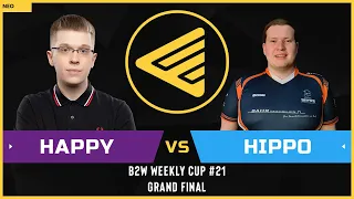 WC3 - B2W Weekly Cup #21 - Grand Final: [UD] Happy vs. Hipposaur [HU]