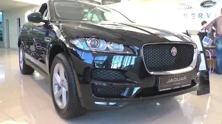 2018 Jaguar F-Pace. Start Up, Engine, and In Depth Tour.