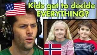 American Reacts to Being a Kid in Norway