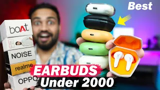 Top 5 Best Earbuds Under 2000 || Best TWS Under 2000  in 2023