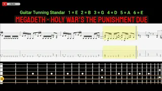 Megadeth - Holy Wars The Punishment Due [Guitar Tabs]