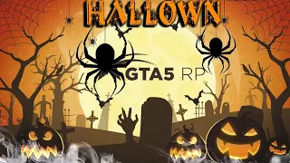 ХЕЛЛОУИН НА GTA 5 RP (BURTON) - Игра в кальмара на GTA 5 RP