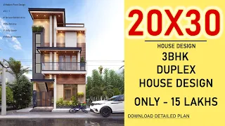 20x30 House Plan | 600 Square feet | 3 BHK | 20*30 House Design 3D | 20by30 House Plan