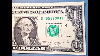 2013 Dollar Bill Error: Misaligned/ Miscut Error