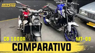 Comparativo: Honda CB1000 R  vs. Yamaha MT 09