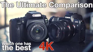 Canon 90D VS Canon EOS R in 4K - The Ultimate Comparison