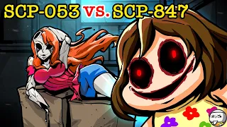 Young Girl SCP-053 vs. SCP-847 The Mannequin (SCP Animation)