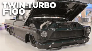 1967 Twin Turbo F100 Build Walkaround (F100 GRAND NATIONALS!)