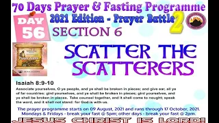 Day 56 MFM 70 Days Prayer & Fasting Programme 2021.Prayers from Dr DK Olukoya, General Overseer, MFM