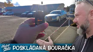 Audi A8 W12 z Itálie opravena díly z VRAKOVIŠTĚ… kdo to řídil?? PES!