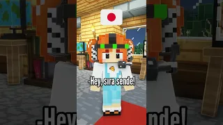 MINEGREEN can speak All Languages! - Minecraft #shorts