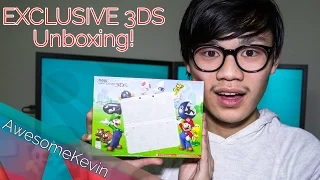 EXCLUSIVE Nintendo New 3DS Super Mario White Edition Unboxing ~