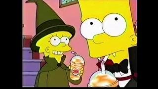 Burger King 2002 The Simpsons Halloween tv Commercial