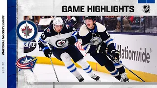 Jets @ Blue Jackets 11/24/21 | NHL Highlights