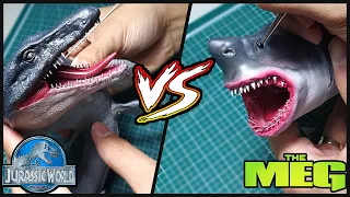 How To Make Mosasaurus VS Megalodon shark With  Polymer Clay