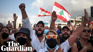 Lebanon: vigil and protests mark one week since devastating Beirut blast