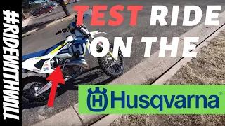 TE300 2 stroke husqvarna test ride and review