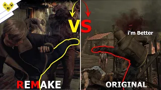 Resident Evil 4 Remake vs Original - Fights & Physics - Who Kicks Better?