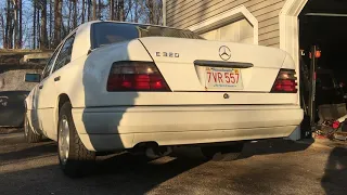 1994 E320 cat delete, magnaflow muffler