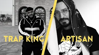 Trap king Clash Artisan 😯😱 تراب كينغ يوضح سبب كلاش ارتيزان 🔥 #trapking #mcartisan #rapdz