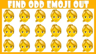 HOW GOOD ARE YOUR EYES #71 | Find The Odd Emoji Out | Emoji Puzzle Quiz | Emoji Quiz