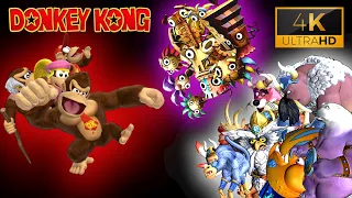 Donkey Kong Beating Up Bosses for 90 seconds straight - [4K] (DKCR and DKTF)