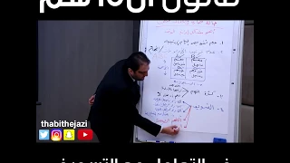 قانون 10 سم للتعامل مع التسويف I ثابت حجازي