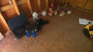 Inside the cabin where Tad Cummins was found