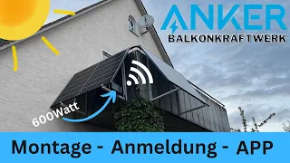 Anker SOLIX RS 40 | 600Watt Balkonkraftwerk | Montage, Einrichtung und Anmeldung Teil 1