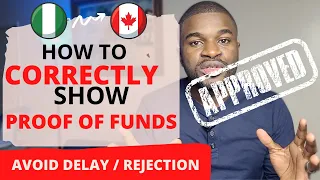 How to Show Proof of Funds for Canada Express Entry | Study Permit | DO THIS Avoid Delay orRejection