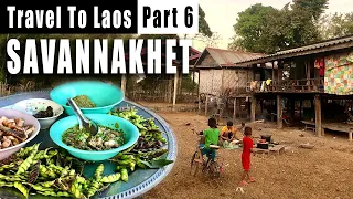 Village Cooking in Laos | Meeting Family For The First Time in Savannakhet | Travel In Laos