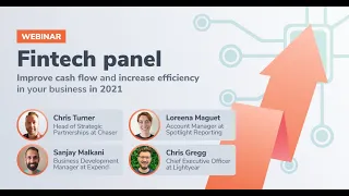 Fintech Panel Webinar - Improve cash flow and increase efficiency in your business in 2021