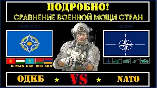 ОДКБ VS НАТО 🇷🇺 Армия 2021 🇧🇾 Сравнение военной мощи.