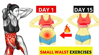 10 Min Standing Workout➜ LOSE 2 INCHES OFF WAIST in 1 Week | Small Waist Exercises For ABS & Waist