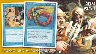 Mono Red vs Mono Blue | Old School Magic the Gathering #mtg9394 784