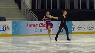 2017 Santa Claus Cup :Allison REED-Saulius AMBERULEVICIUS(LTU)-ID SENIOR SHORT DANCE