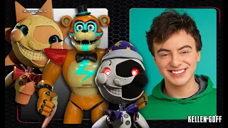 Voice providers of all Five nights at freddy's security breach Characters