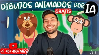 De TEXTO a DIBUJOS ANIMADOS en Segundos por IA Gratis 🦁 Tutorial FÁCIL